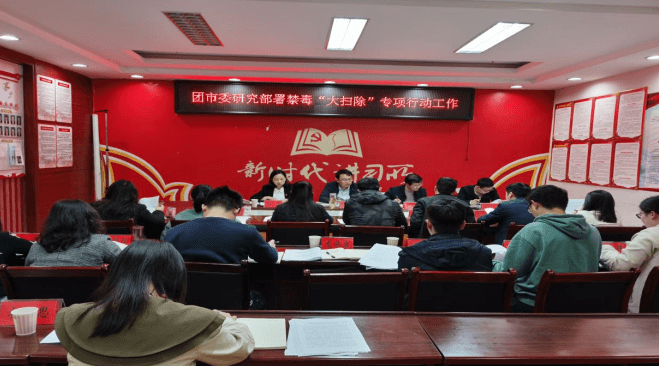 团市委研究部署禁毒“大扫除”专项工作