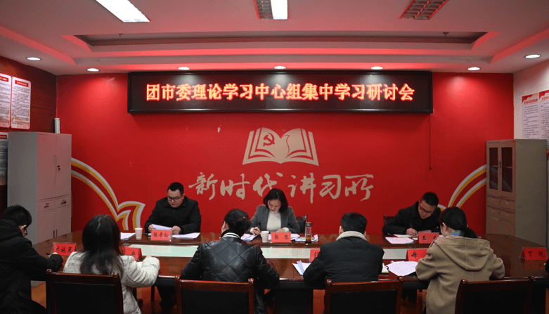 2022年团市委召开理论学习中心组集中学习研讨会