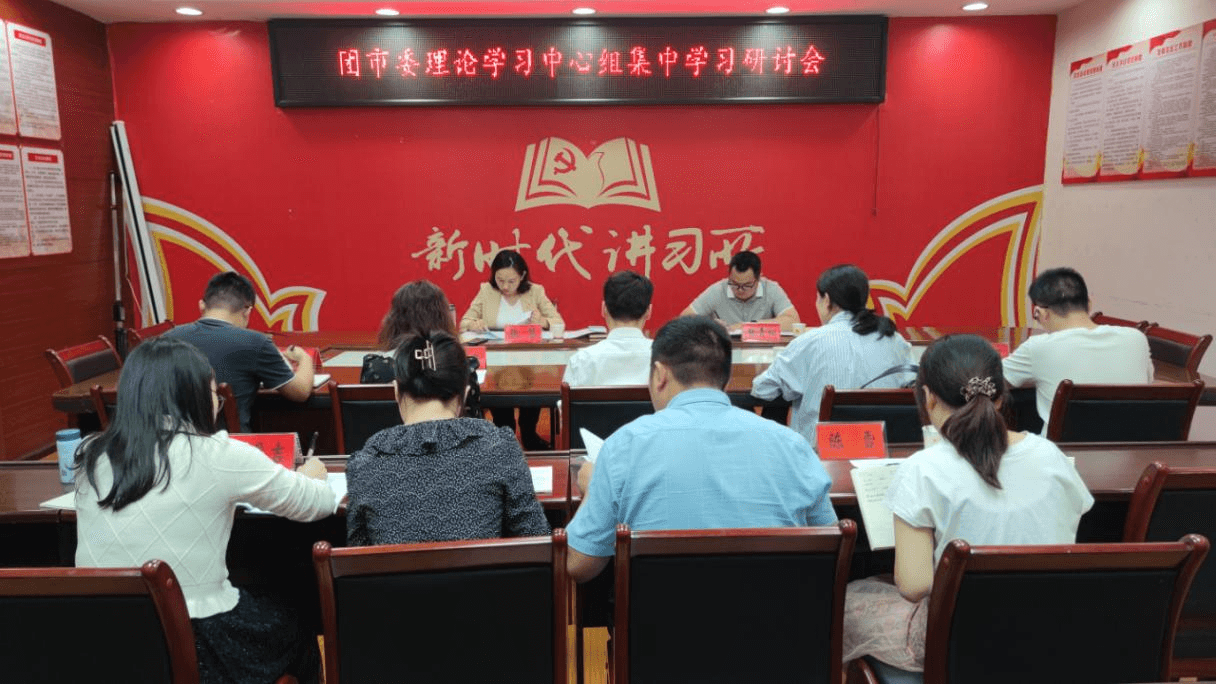 团市委召开理论学习中心组集中学习研讨会