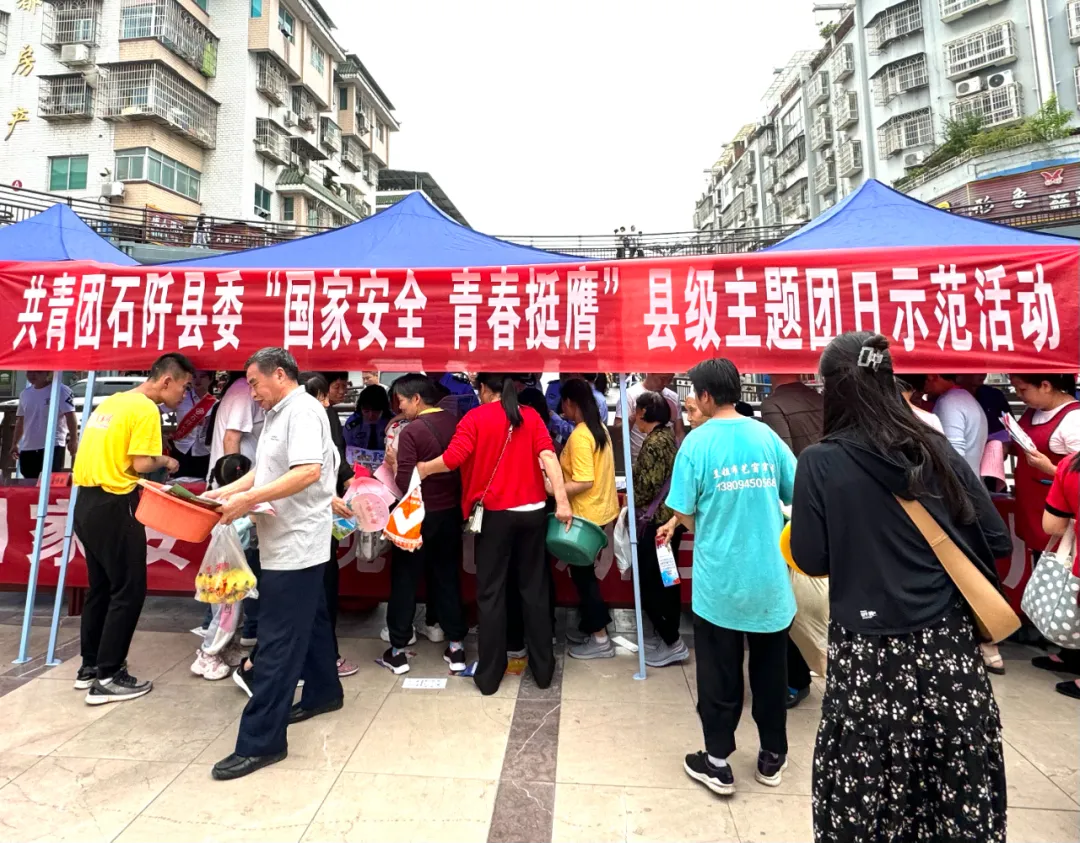 共青团石阡县委开展“国家安全 青春挺膺”县级主题团日示范活动