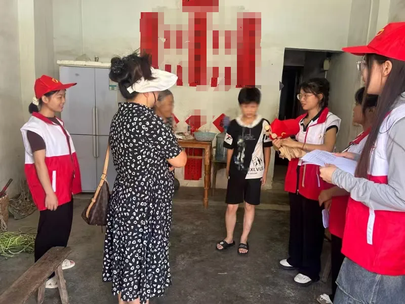 暑期安全“不放假”！花桥镇志愿者来“家访”