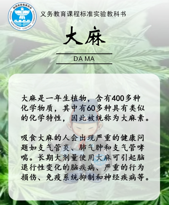 用“课本封面”的方式，打开《毒品原植物》这一课，速来学习