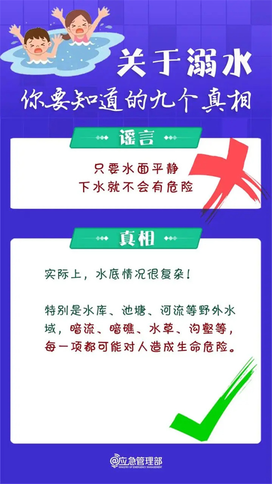 关于溺水，这九个真相请掌握！