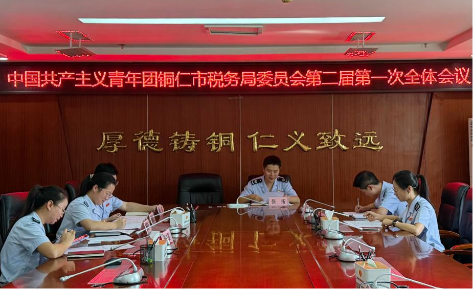 青春接力 与税铜行 ——铜仁税务团委换届选举工作圆满完成